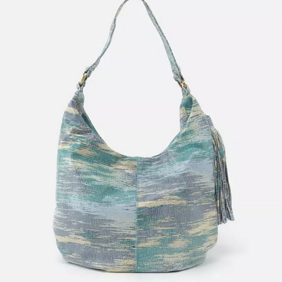 HOBO INTERNATIONAL GARDNER shoulder bag CRACKED GLASS   NWT - Picture 1 of 4